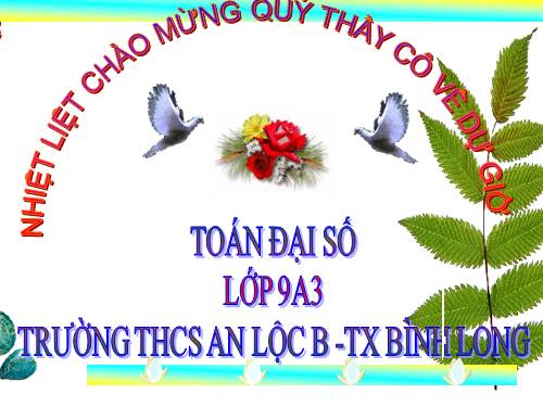 Chương IV. §6. Hệ thức Vi-ét và ứng dụng