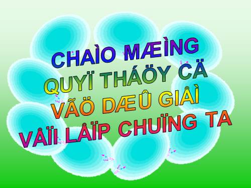 Các bài Luyện tập