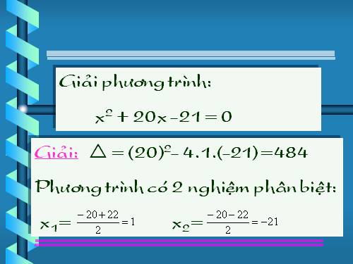 Chương IV. §5. Công thức nghiệm thu gọn