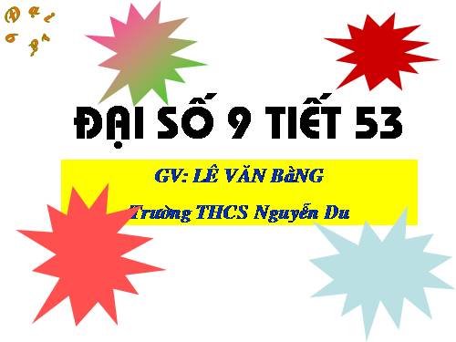 Chương IV. §4. Công thức nghiệm của phương trình bậc hai