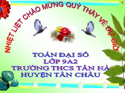Chương IV. §6. Hệ thức Vi-ét và ứng dụng