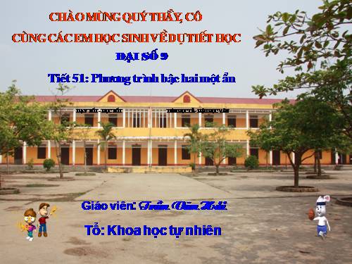 Chương IV. §3. Phương trình bậc hai một ẩn