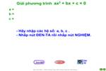 Chương IV. §4. Công thức nghiệm của phương trình bậc hai