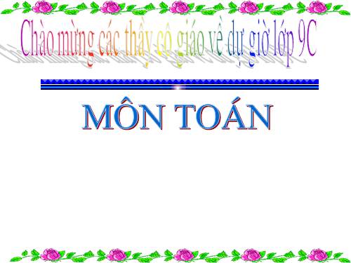 Chương IV. §3. Phương trình bậc hai một ẩn