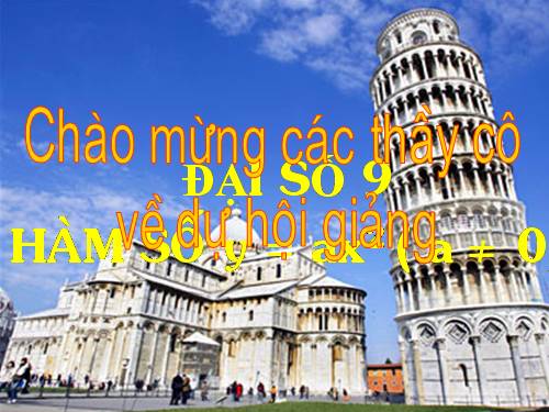 Chương IV. §1. Hàm số y = ax² (a ≠ 0)