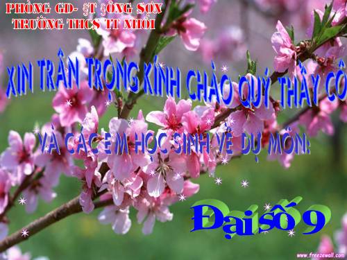 Chương IV. §2. Đồ thị của hàm số y = ax² (a ≠ 0)