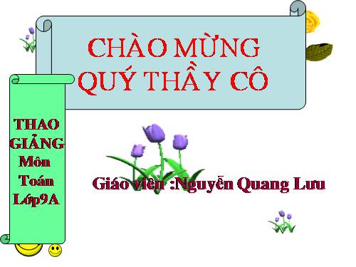 Chương II. §4. Đường thẳng song song và đường thẳng cắt nhau