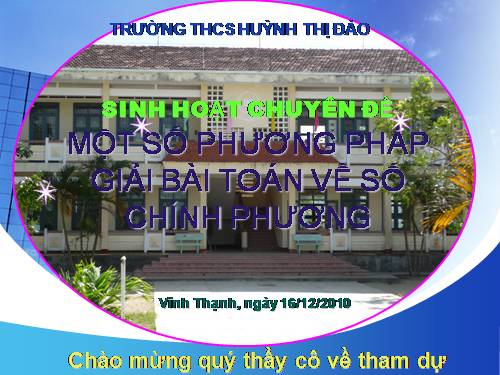 chuyên đề: Số chính phương