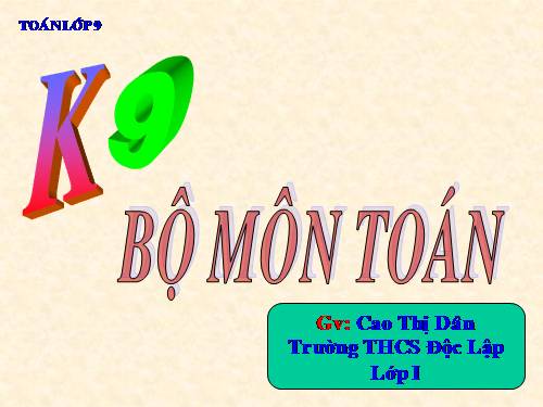 Ôn tập Chương II. Hàm số bậc nhất