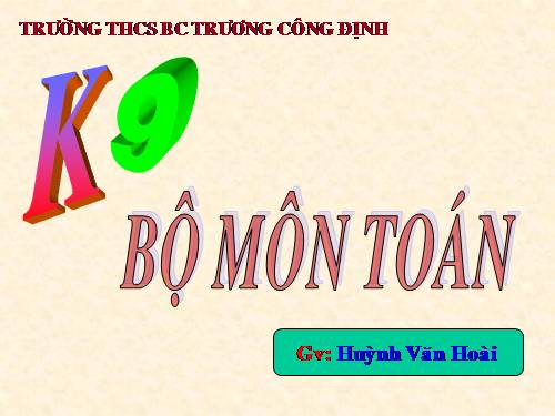 Ôn tập Chương II. Hàm số bậc nhất