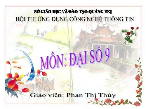Chương IV. §6. Hệ thức Vi-ét và ứng dụng