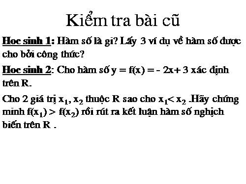 Chương II. §2. Hàm số bậc nhất