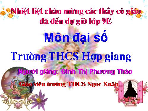 Chương III. §1. Phương trình bậc nhất hai ẩn