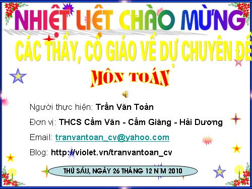 Các bài Luyện tập