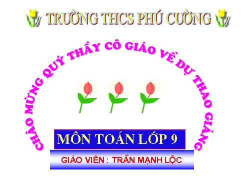 Chương II. §4. Đường thẳng song song và đường thẳng cắt nhau