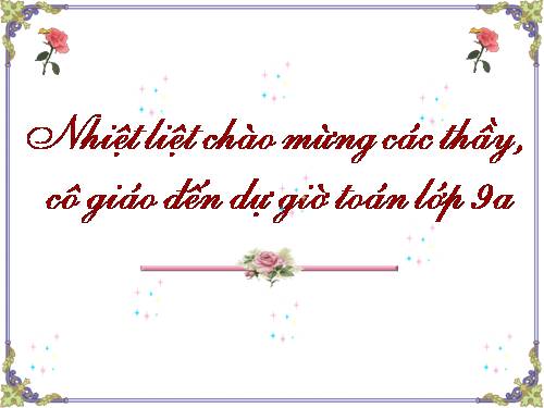 Chương IV. §7. Phương trình quy về phương trình bậc hai