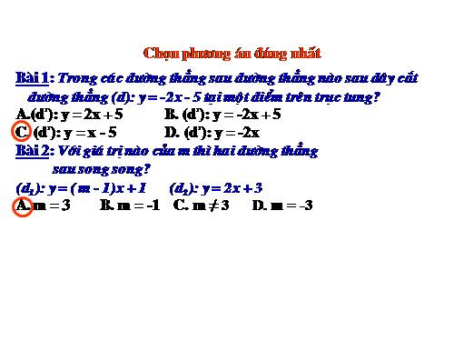 Chương II. §5. Hệ số góc của đường thẳng y = ax + b (a ≠ 0)