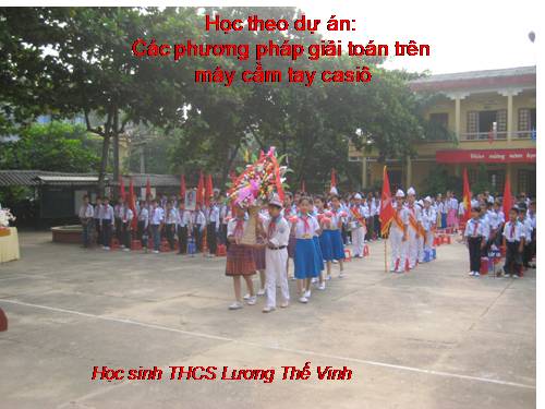 Giải toán trên máy tính cầm tay Casiô