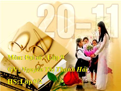 Chương II. §2. Hàm số bậc nhất