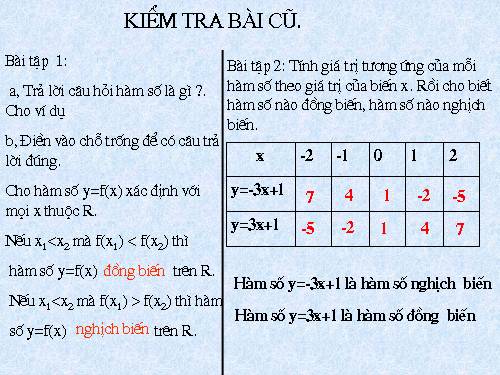 Chương II. §2. Hàm số bậc nhất