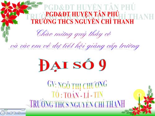 Chương II. §4. Đường thẳng song song và đường thẳng cắt nhau