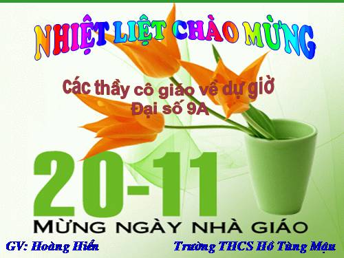 Chương II. §3. Đồ thị của hàm số y = ax + b (a ≠ 0)
