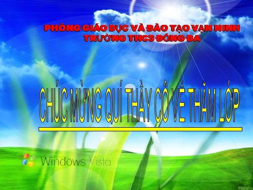Chương II. §3. Đồ thị của hàm số y = ax + b (a ≠ 0)