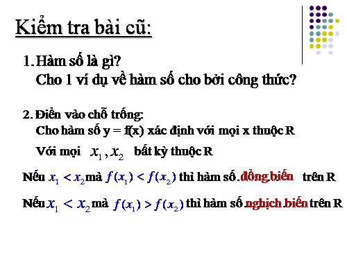 Chương II. §2. Hàm số bậc nhất