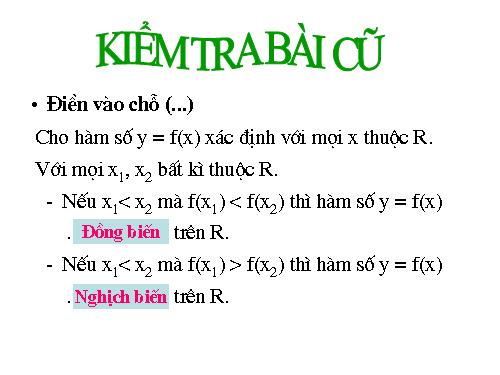 Chương II. §2. Hàm số bậc nhất