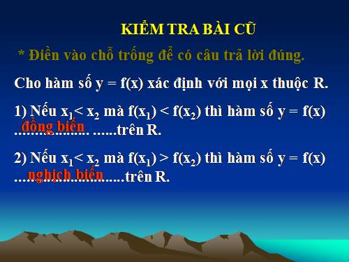 Chương II. §2. Hàm số bậc nhất