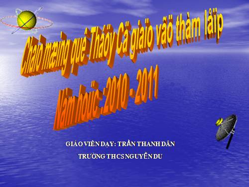 Chương II. §5. Hệ số góc của đường thẳng y = ax + b (a ≠ 0)