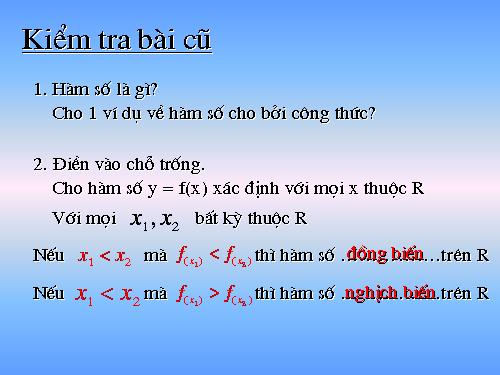 Chương II. §2. Hàm số bậc nhất