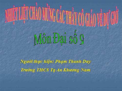Chương II. §1. Nhắc lại và bổ sung các khái niệm về hàm số