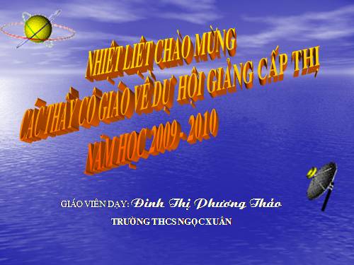 Chương II. §5. Hệ số góc của đường thẳng y = ax + b (a ≠ 0)