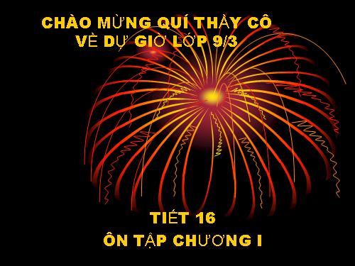 Ôn tập Chương I. Căn bậc hai. Căn bậc ba