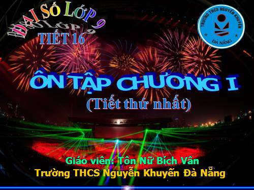 Ôn tập Chương I. Căn bậc hai. Căn bậc ba