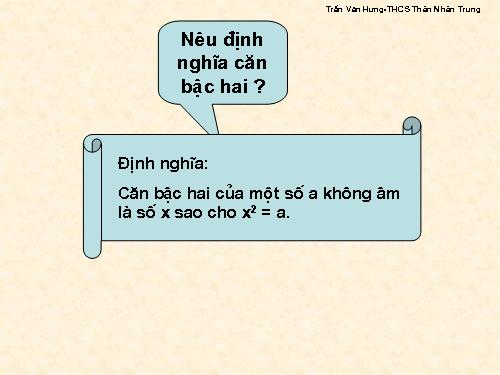 Chương I. §9. Căn bậc ba