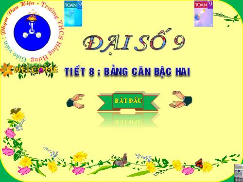 Chương I. §5. Bảng căn bậc hai