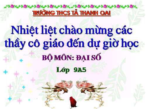 Ôn tập Chương I. Căn bậc hai. Căn bậc ba