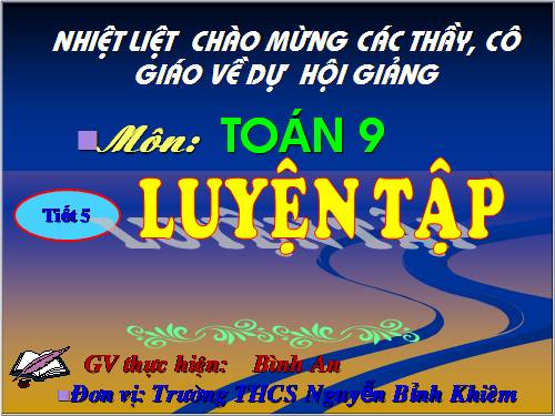 Các bài Luyện tập
