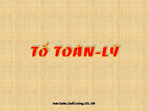 Các bài Luyện tập