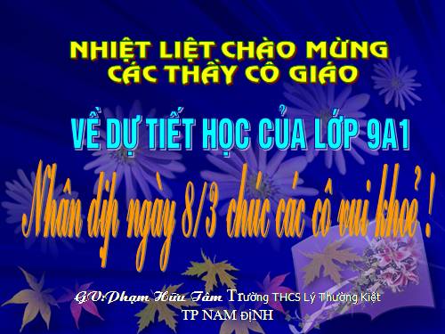 Chương IV. §3. Phương trình bậc hai một ẩn