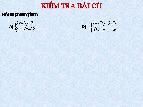 Các bài Luyện tập
