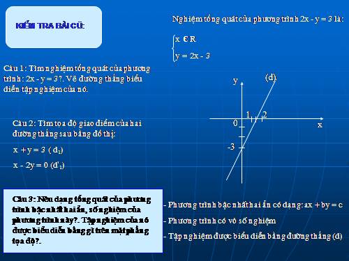 Chương III. §2. Hệ hai phương trình bậc nhất hai ẩn