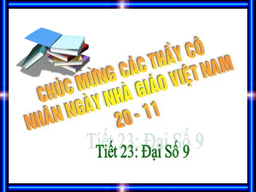 Chương II. §3. Đồ thị của hàm số y = ax + b (a ≠ 0)