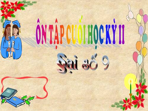Tiết 65 Ôn tập cuối học kỳ II