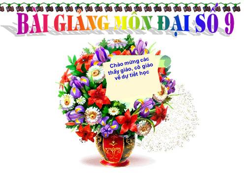 Chương IV. §8. Giải bài toán bằng cách lập phương trình