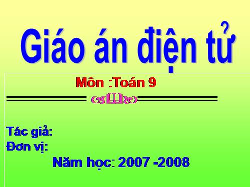 Chương I. §9. Căn bậc ba