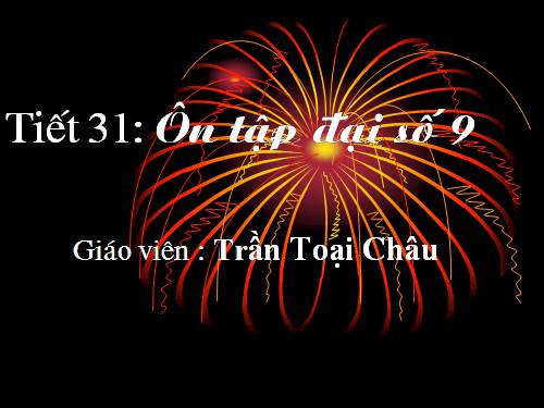 ôn tập HKI đại số 9