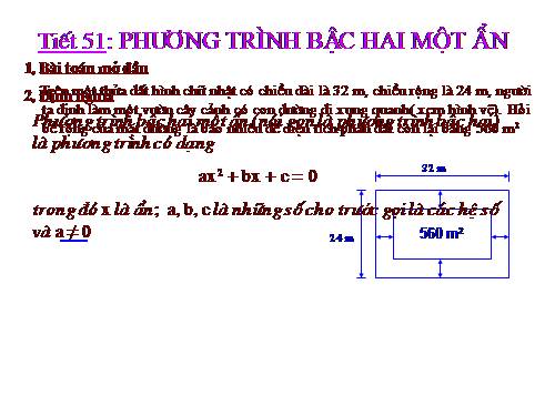 Chương IV. §3. Phương trình bậc hai một ẩn